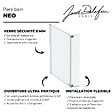 JACOB DELAFON - Pare bain Neo, 2 volets chromé - vignette