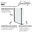 JACOB DELAFON - Pare bain Neo, 2 volets noir mat - vignette
