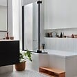 JACOB DELAFON - Pare bain Neo, 2 volets noir mat - vignette