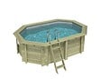 ALTANKA - Piscine hors sol en bois NEMO 4.3 x 3 - H.1.18 m, gris clair, fixations à visser - BAS7302OSPL2 - vignette
