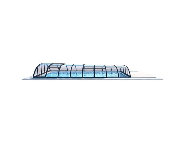 ALTANKA - Abri de piscine Horizon - 7.43x3.5 m - polycarbonate massif 3 mm - pour piscine BAS7308 - ECO338 - large