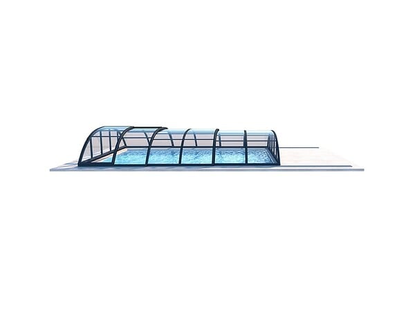 ALTANKA - Abri de piscine Horizon - 5.95x3.08 m - polycarbonate massif 3 mm - pour piscine BAS7305 - ECO335 - large
