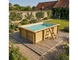 ALTANKA - Piscine hors sol en bois AQUA 4.65 x 2.85 - H.1.24 m, sable, fixations à visser - BAS7306OSPL3 - vignette