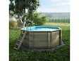 ALTANKA - Piscine hors sol en bois CORAL 3.25 x 3.25 - H.1.18 m, bleu pâle, autoportante - sans dalle - BAS7301OSP - vignette