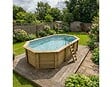 ALTANKA - Piscine hors sol en bois NEMO 7.3 x 3.97 - H.1.45 m, gris clair, cadre en métal - sans dalle - BAS7305OSPU2 - vignette