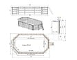ALTANKA - Piscine hors sol en bois NEMO 7.3 x 3.97 - H.1.45 m, sable, fixations à visser - BAS7305OSPL3 - vignette