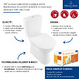 VILLEROY ET BOCH - WC à poser sans bride surélevé sortie horizontale O.novo avec abattant frein de chute + Nettoyant - vignette