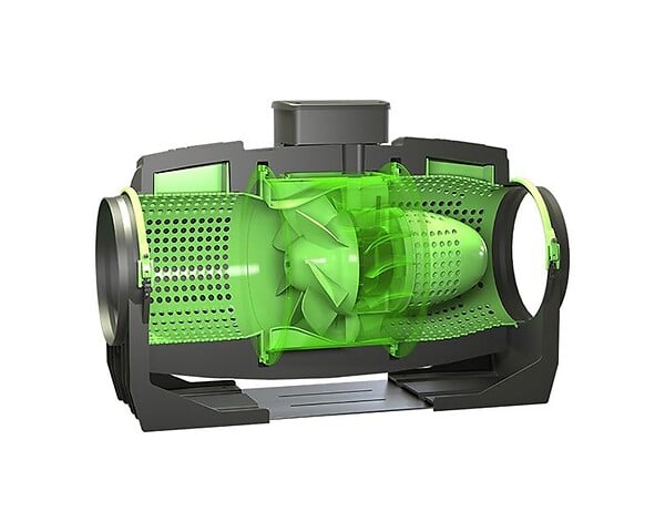 VORTICE - Extracteur centrifuge ultra silencieux EC D100mm 300 m3/h - VORTICE - XLAS100 - large