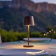 LUMISKY - Lampe de table sans fil MINI KELLY Rouille H22cm - vignette