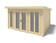 ALTANKA - Abri de jardin en bois Kira 4,04x3,09m - 12m2 - Ep. 34mm - 000008 - vignette