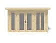 ALTANKA - Abri de jardin en bois Kira 4,04x3,09m - 12m2 - Ep. 34mm - 000008 - vignette