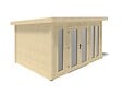 ALTANKA - Abri de jardin en bois Kira 4,04x3,09m - 12m2 - Ep. 34mm - 000008 - vignette