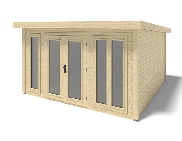 ALTANKA - Abri de jardin en bois Kira 4,04x4,09m - 12m2 - Ep. 34mm - 000009 - large