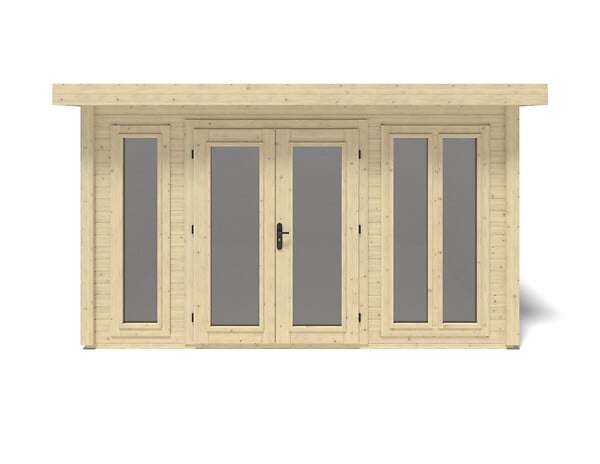 ALTANKA - Abri de jardin en bois Kira 4,04x4,09m - 12m2 - Ep. 34mm - 000009 - large
