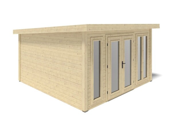 ALTANKA - Abri de jardin en bois Kira 4,04x4,09m - 12m2 - Ep. 34mm - 000009 - large