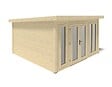 ALTANKA - Abri de jardin en bois Kira 4,04x4,09m - 12m2 - Ep. 34mm - 000009 - vignette