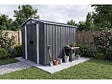 HABITAT ET JARDIN - Abri de jardin métal avec portes coulissantes "Boston" - 4.12 m² - Gris - vignette