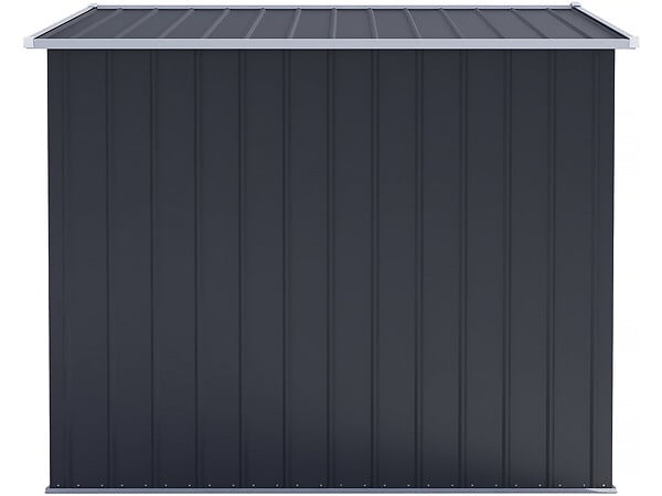 HABITAT ET JARDIN - Abri de jardin métal avec portes coulissantes "Boston" - 4.12 m² - Gris - large
