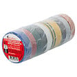 HELLERMANNTYTON - BATILEC Lot de 10 rubans isolants électriques 15mm x 10m panachés - vignette