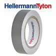 HELLERMANNTYTON - HellermannTyton Lot de 10 rubans isolant 10m x 15mm gris, idéal pour travaux électriques et réparation - vignette