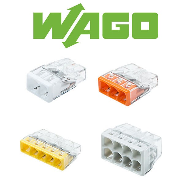 WAGO - Pot panaché de 50 bornes de connexion automatique 2, 3, 5 et 8 entrées S2273 - large