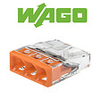 WAGO - Pot de 100 mini bornes de connexion automatique 3 fils S2273 - vignette