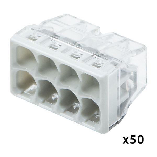 WAGO - WAGO Pot de 50 mini bornes 8 fils S2273 - large