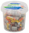 WAGO - Flacon de 100 mini bornes de connexion automatique 2, 3, 5 et 8 fils S2273 - vignette