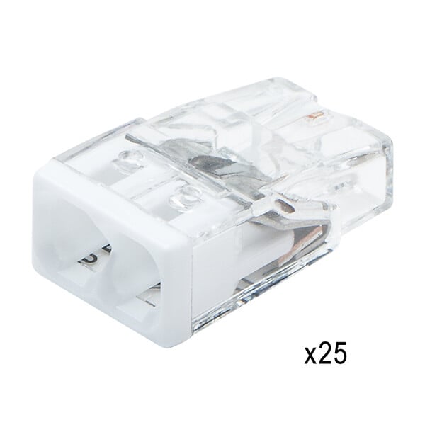 WAGO - Flacon de 100 mini bornes de connexion automatique 2, 3, 5 et 8 fils S2273 - large