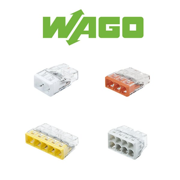 WAGO - WAGO Pot de 50 bornes de connexion automatique S2273 2,3,5 et 8 entrées - large