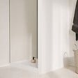 AURLANE - Pack 3 Panneaux Muraux Aluminium Ivoire 90+120+90x210 cm avec Profilés Chrome - WALL'IT - vignette