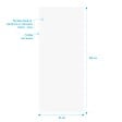 AURLANE - Panneau mural aluminium Blanc 80 x 250 cm - WALL'IT - vignette