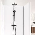 AURLANE - Pack de 3 Panneaux Muraux Aluminium Blanc 80+120+80x210 cm avec Profilés Chrome - WALL'IT - vignette