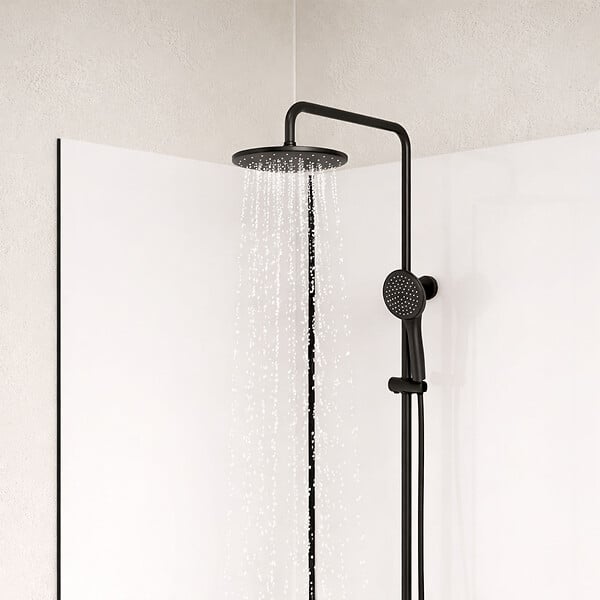 AURLANE - Pack 2 Panneaux Muraux en Aluminium Blanc 120x210cm + Profilés Noir - WALL'IT - large