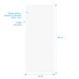 AURLANE - Panneau mural aluminium Blanc 100 x 250 cm - WALL'IT - vignette