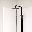 AURLANE - Pack de 3 Panneaux Muraux Aluminium Blanc 90x210 cm avec Profilés Noirs - WALL'IT - vignette