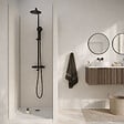AURLANE - Pack 3 Panneaux Muraux Aluminium Ivoire 90x210 cm avec Profilés Chrome - WALL'IT - vignette