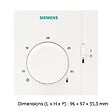 SIEMENS - SIEMENS Thermostat analogique RAA31 - vignette