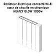 BATILEC - HEATZY Radiateur céramique connecté Wi-Fi 1000W Heatzy Glow, cœur de chauffe performant et design moderne - vignette