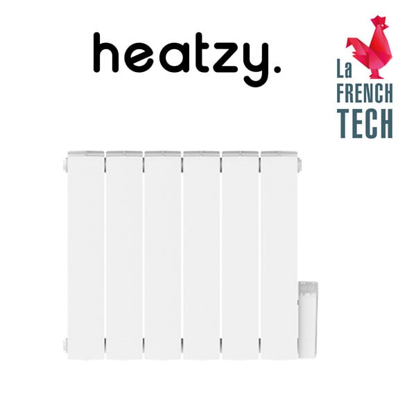 HEATZY - Radiateur fluide Heatzy Shine connecté Wifi 1500W - Contrôle intelligent pour confort optimal et économies d'énergie - large