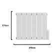 HEATZY - Radiateur fluide Heatzy Shine connecté Wifi 1500W - Contrôle intelligent pour confort optimal et économies d'énergie - vignette