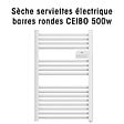 BATILEC - Batilec - Sèche-serviettes électrique à barres rondes - Puissance 500W - Gamme CEIBO - Inertie sèche - Chauffage rapide - vignette