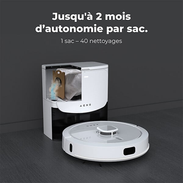 AENO - Robot Aspirateur RC4S : Performances Haut de Gamme avec Station de Chargement Automatique-AENO - large