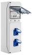 BATILEC - Coffret électrique piscine+horloge électronique + ID 40A + 2 DISJ 16A + 2prises - vignette