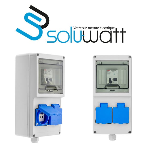 BATILEC - Coffret d'atelier 2 prises-SOLUWATT - large