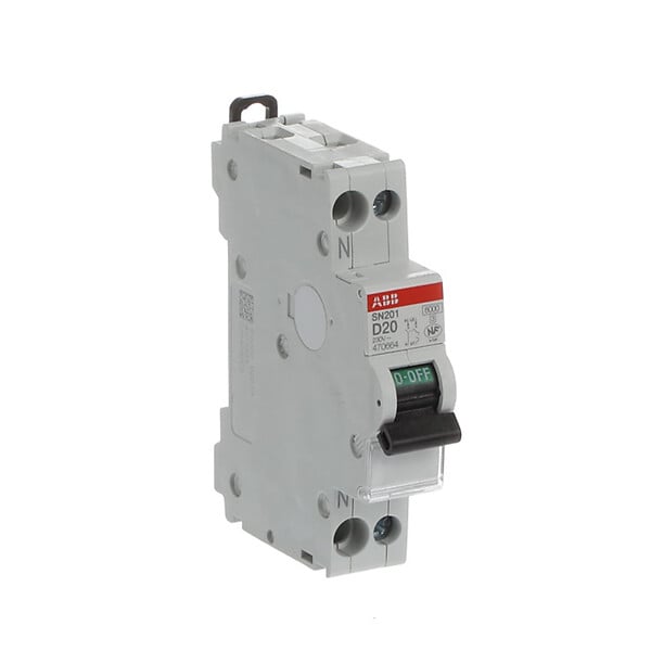 ABB - Disjoncteur Ph+N SN201 - 20A - 6kA - Courbe D - large