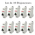 ABB - Lot de 10 disjoncteurs Ph+N raccordement Vis 20A-4,5Ka - Courbe  C-ABB - vignette
