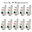 ABB - ABB Lot de 10 disjoncteurs Ph+N raccordement Vis 16A-4,5Ka - Courbe C - vignette
