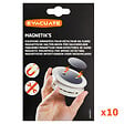 EVACUATE - EVACUATE Lot de 10 fixations aimantées pour détecteur de fumée - vignette