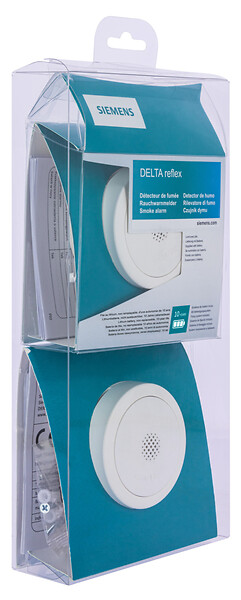 SIEMENS - SIEMENS Lot de 2 détecteurs de fumée 5TC1292-7 NF autonomie garantie 10 ans - large